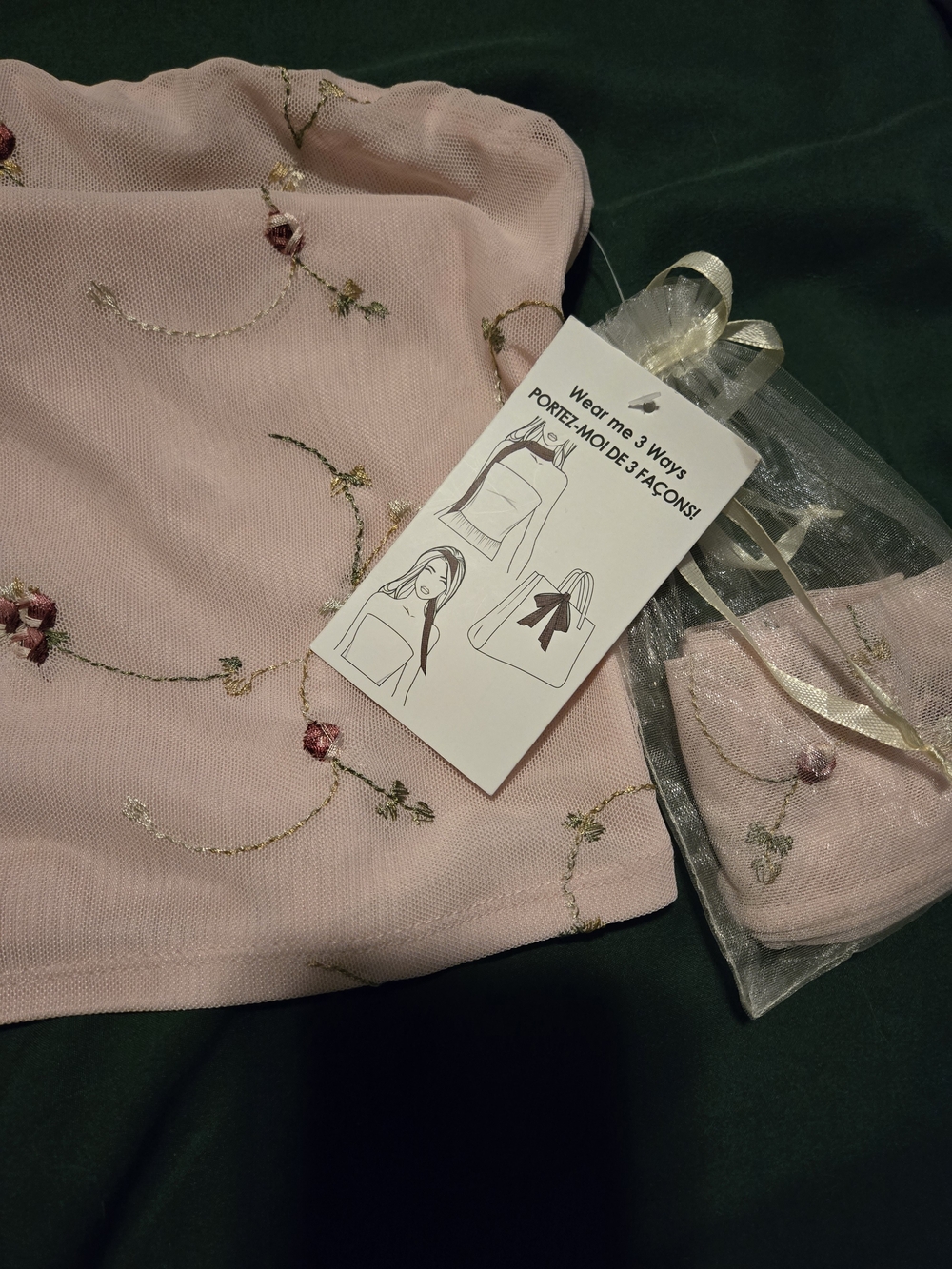 Thirty Thirty Pink Floral Embroidered 3 Piece Skirt Set Small NWT